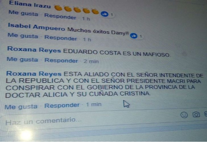 Entraron a la casa de la diputada nacional por Santa Cruz Roxana Reyes.