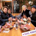 Luca Bonomi y familia