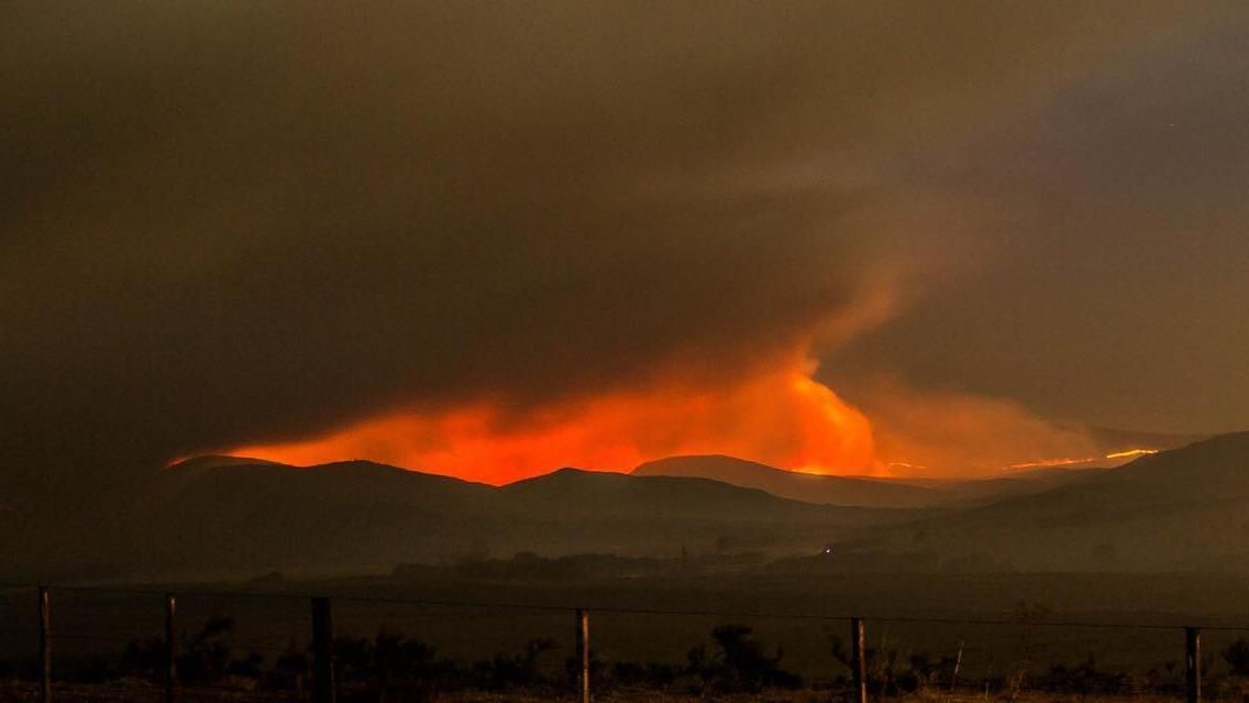 Imágenes impactantes del incendio