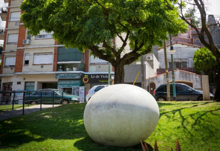 Los huevos "descansan de manera natural" en los espacios verdes de Vicente López.