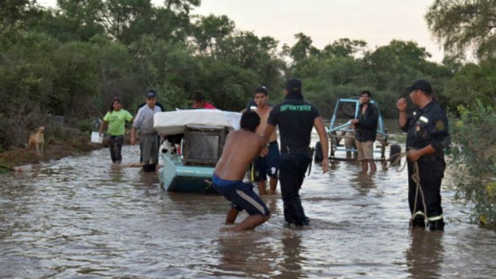 La crecida del río Pilcomayo sigue afectando a Salta.