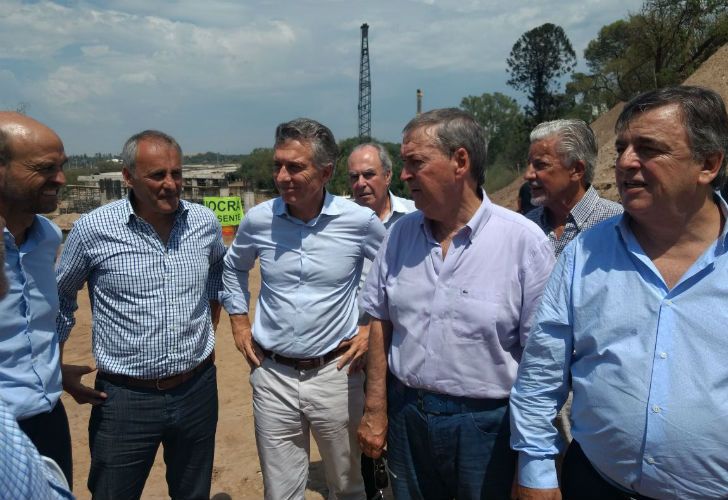 Macri participó del lanzamiento del nuevo Fiat Cronos. 