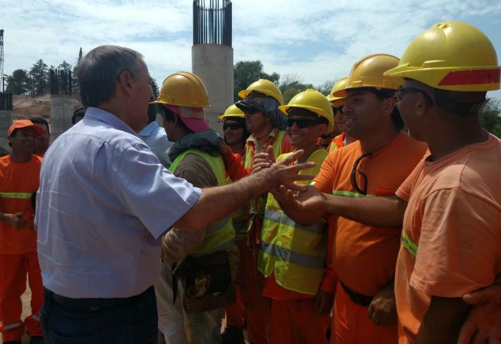 Macri participó del lanzamiento del nuevo Fiat Cronos. 