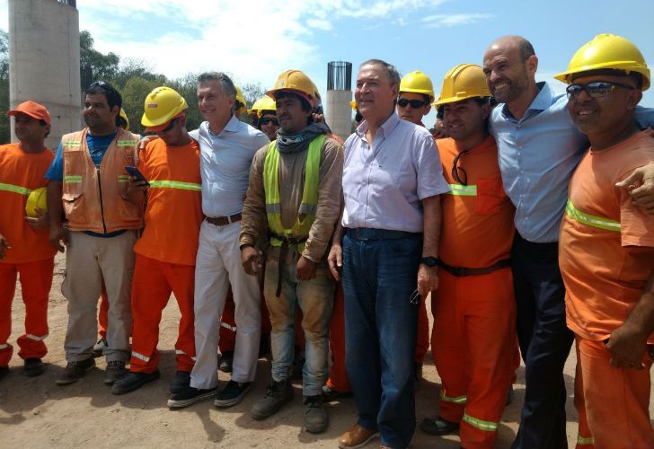 Macri participó del lanzamiento del nuevo Fiat Cronos. 