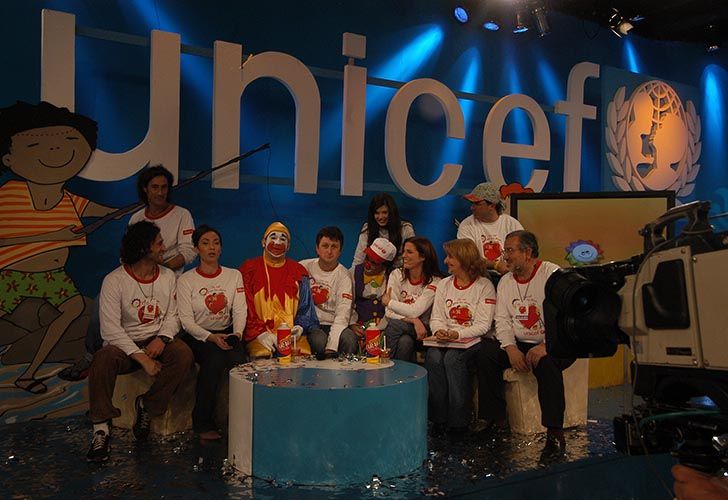 Débora Pérez Volpin participó en el programa especialmente generado para recaudar fondos a total beneficio de UNICEF