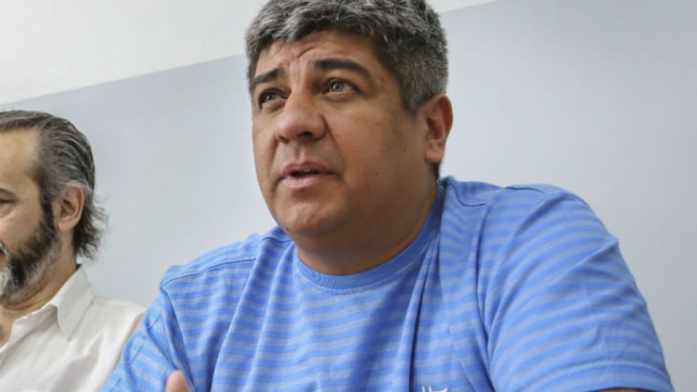El secretario general del gremio de Camioneros, Pablo Moyano.