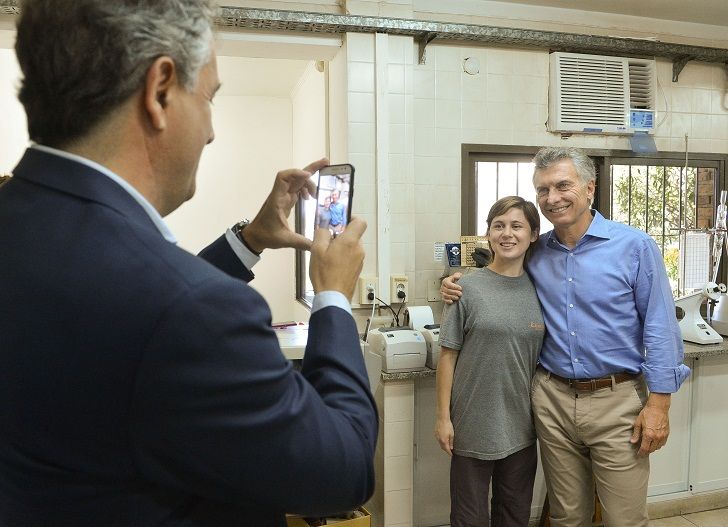 El presidente Mauricio Macri recorrió la nueva planta de producción de agua potable en Concordia