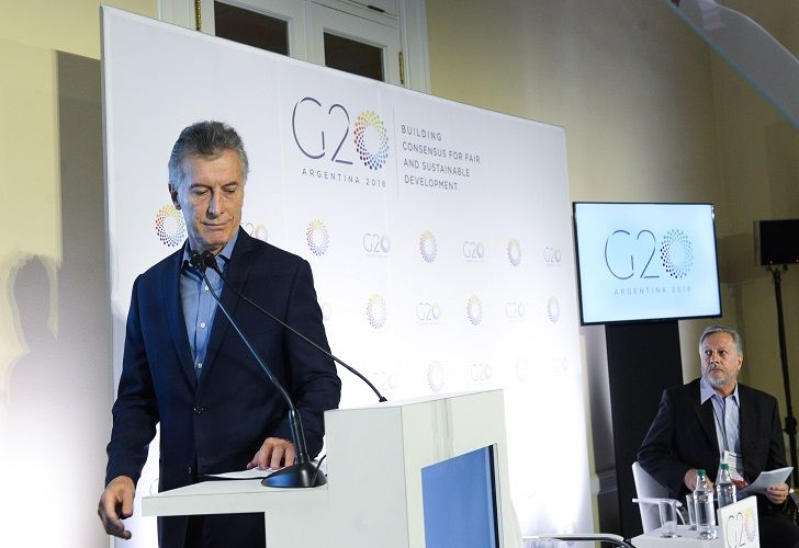 El presidente encabezó el acto de G20