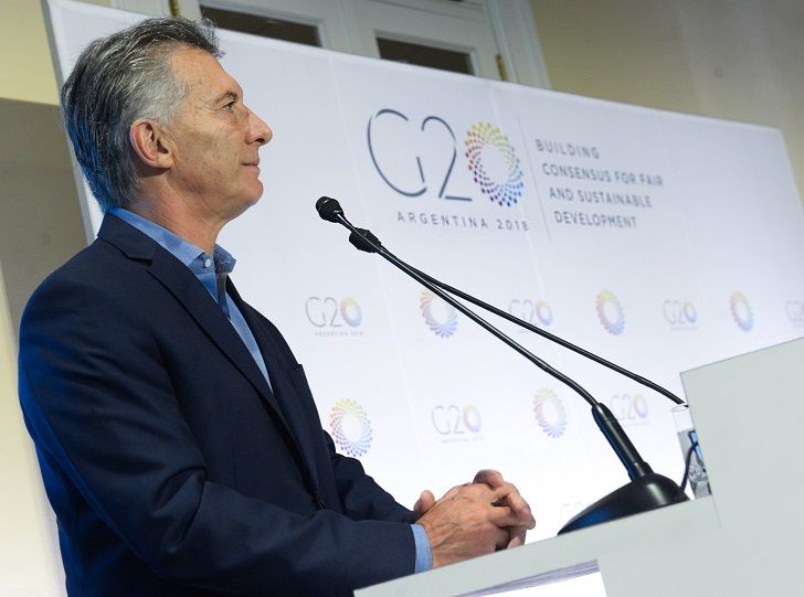 El presidente encabezó el acto de G20