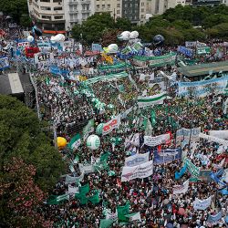 Tens of thousands of people protested against the government’s austerity measures in the capital. Some estimates put the crowd at close to 150,000.