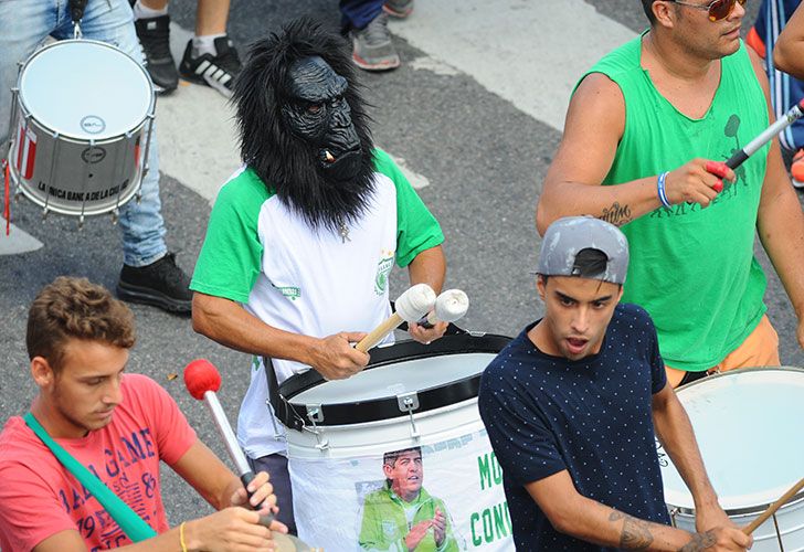 Marcha de la CGT, camioneros, 21 de febrero del 2018