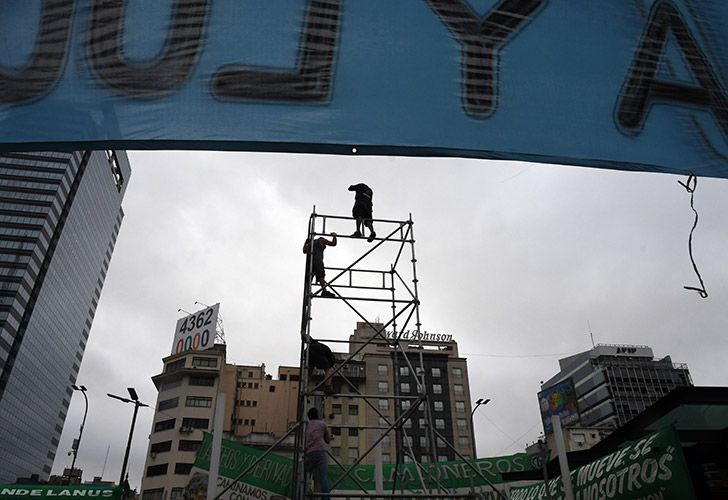 El acto central está previsto a las 15 en la intersección de las avenidas 9 de Julio y Belgrano.