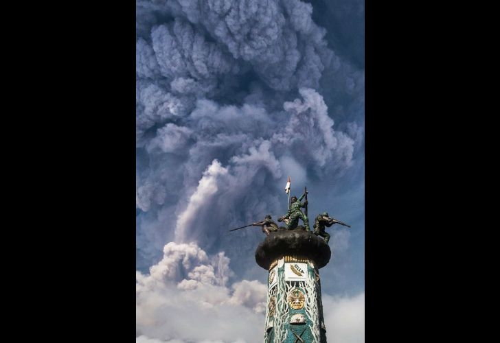 El Sinabung es uno de los volcanes más activos de Indonesia desde 2010.