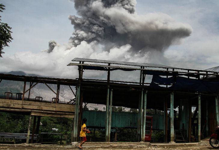 El Sinabung es uno de los volcanes más activos de Indonesia desde 2010.