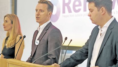 Directores. Sandra Khadhouri, James Clarke y James Torrance creen que los británicos merecen “una nueva alternativa”.