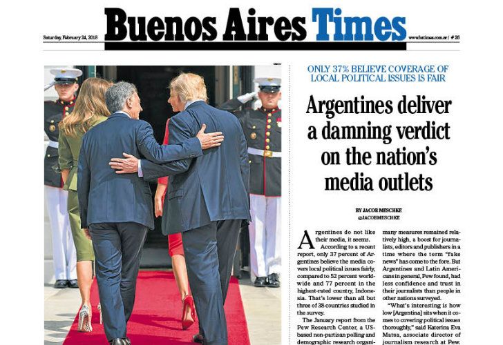 Este Sábado En Buenos Aires Times: El Lobby Entre EEUU Y Argentina | Perfil