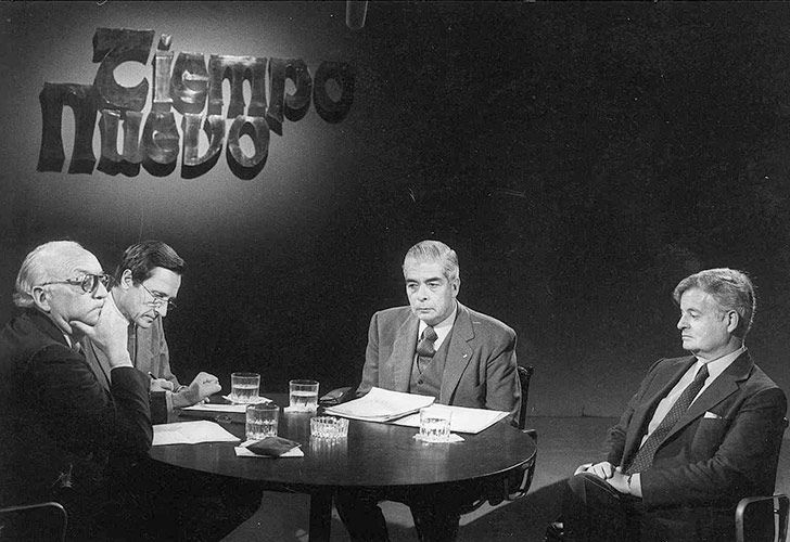 Luciano Benjamín Menéndez en el programa Tiempo Nuevo