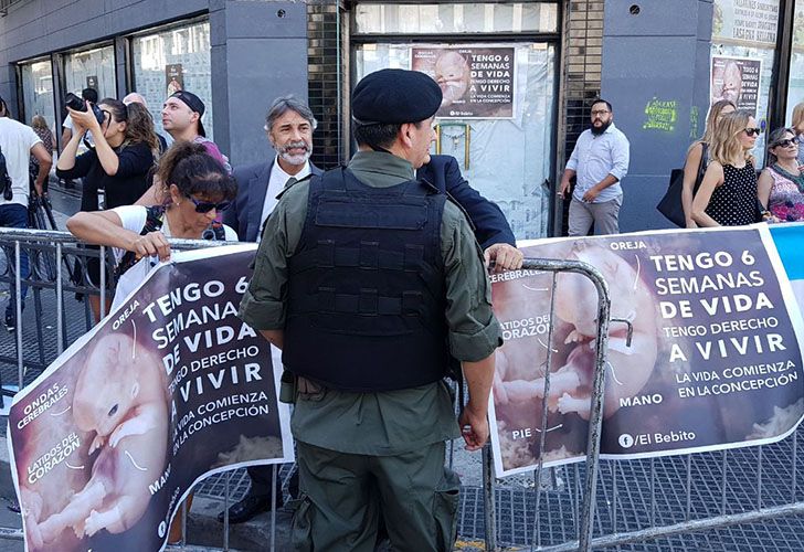 Activistas en contra del aborto