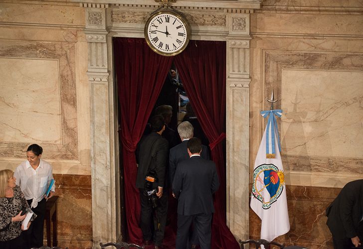 El presidente Mauricio Macri inauguró las sesiones ordinarias en el Congreso Nacional. 