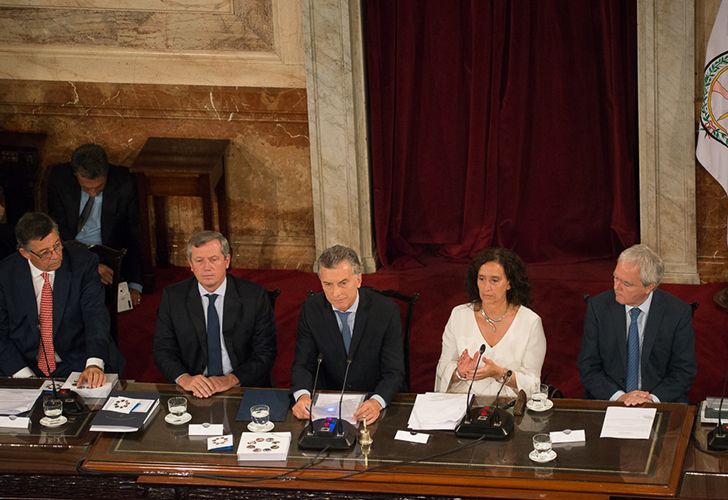 Macri inauguró las sesiones ordinarias en el Congreso.