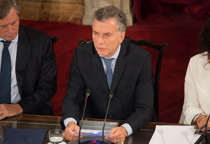 Mauricio Macri inauguró el período 136° de sesiones ordinarias en el Congreso. 