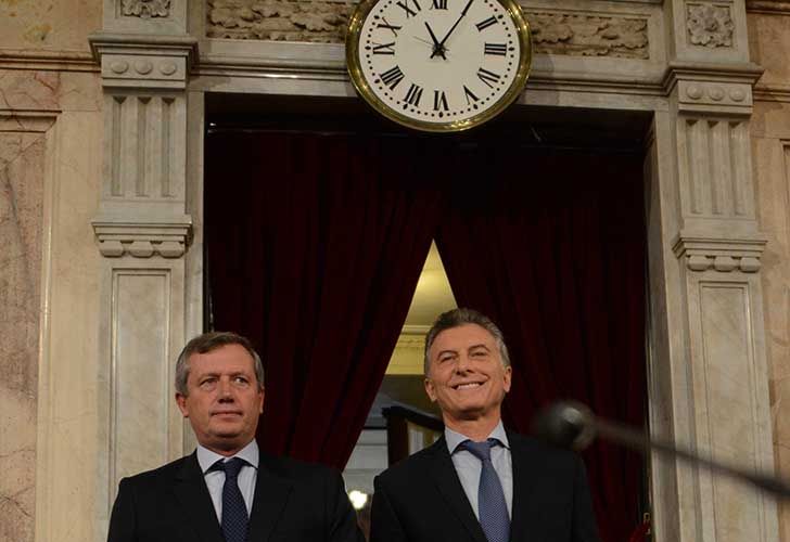 Mauricio Macri y Emilio Monzó.