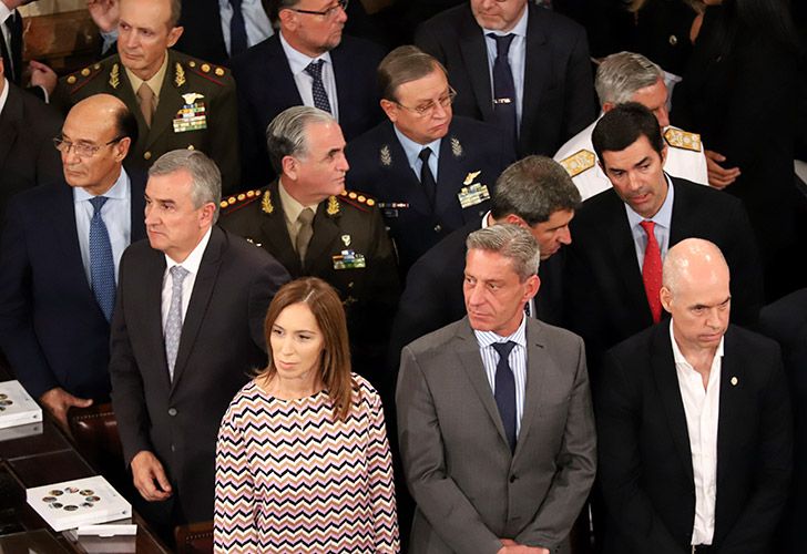 La gobernadora María Eugenia Vidal en la apertura de la Asamblea Legislativa.