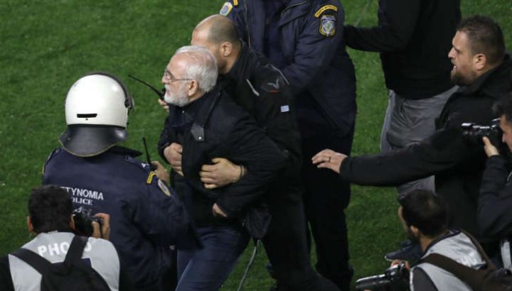Violencia en el fútbol griego