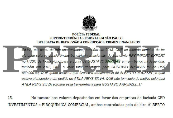 Estos son los documentos que complican al titular de la AFI ante la Justicia brasileña.