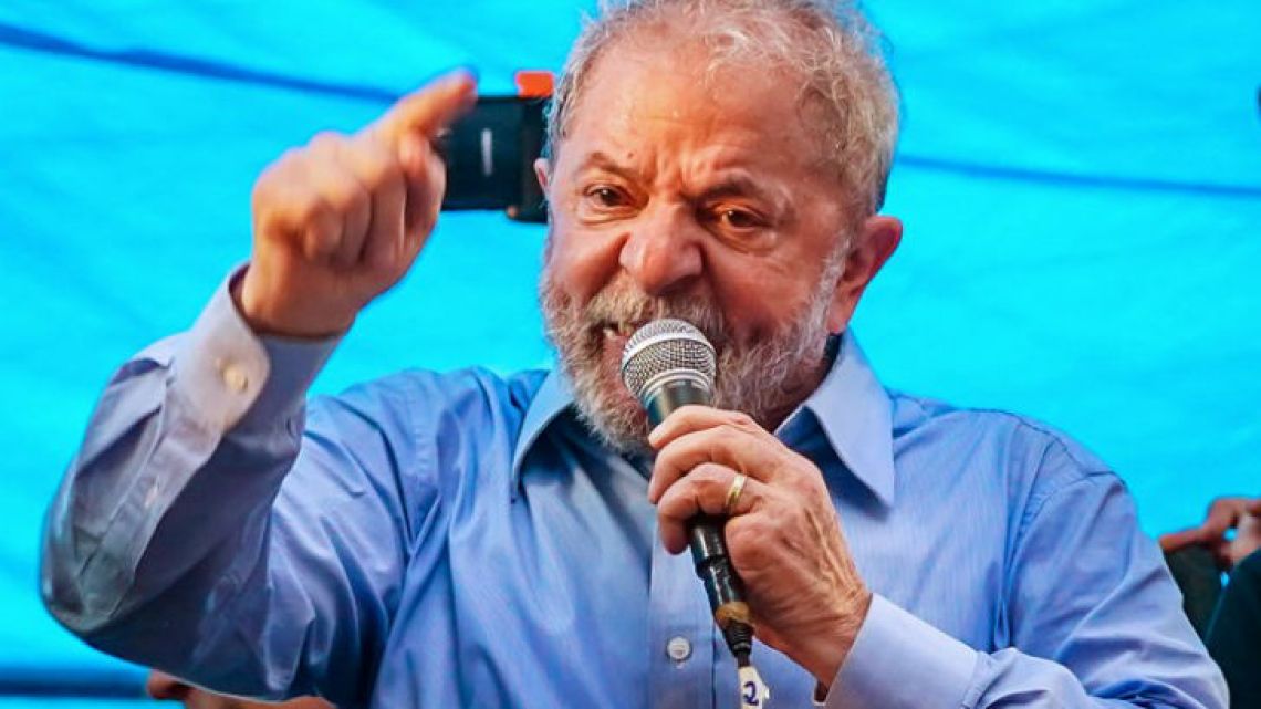 Former Brazilian president Luiz Inácio Lula da Silva.