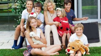 Maru Bontana y su familia