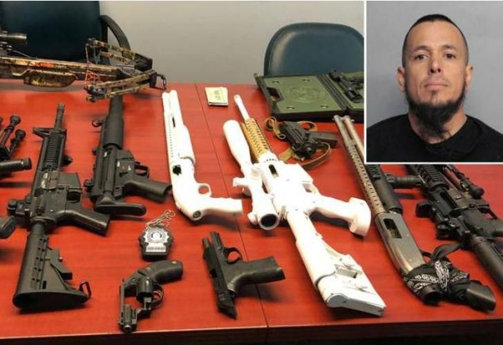 Al argentino detenido en Miami le encontraron un arsenal de armas en su casa.