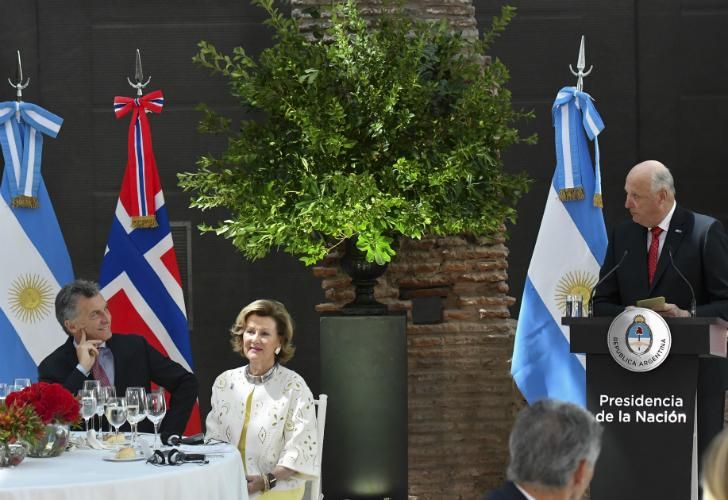 Almuerzo en el Museo de la Casa Rosada.