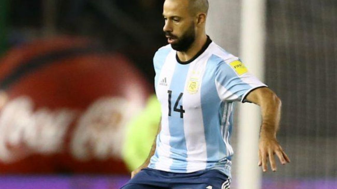 Javier Mascherano, 33, has played 141 times for the Argentine national team. He recently spent eight seasons at Barcelona, but now plays for China Hebei Fortune.