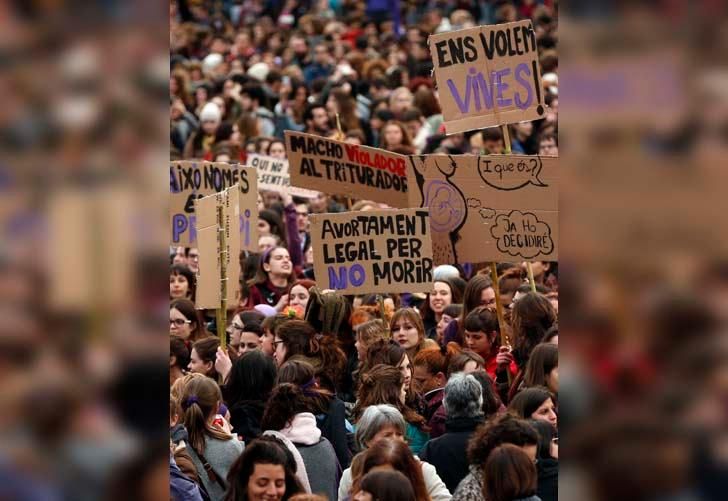 Festejos por el dia internacional de la mujer