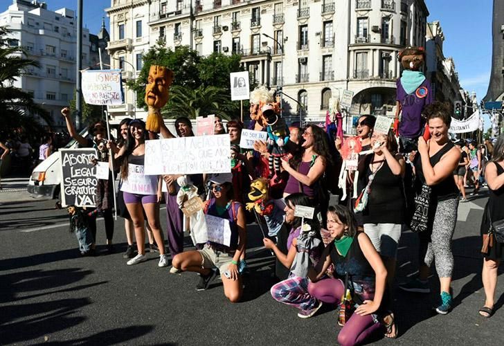 Buena parte de los reclamos del 8M se dirigen al Congreso argentino.