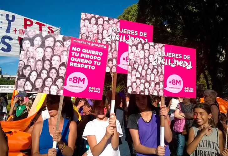 Movilización en el Día Internacional de la Mujer