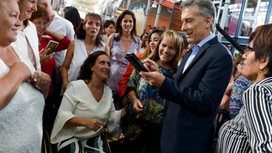 Mauricio Macri en el Centro Metropolitano de Diseño.