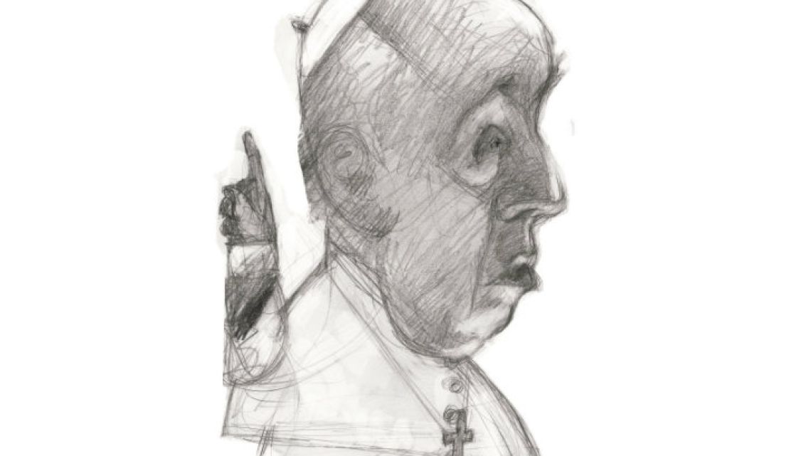 Pope Francisco Bergoglio .