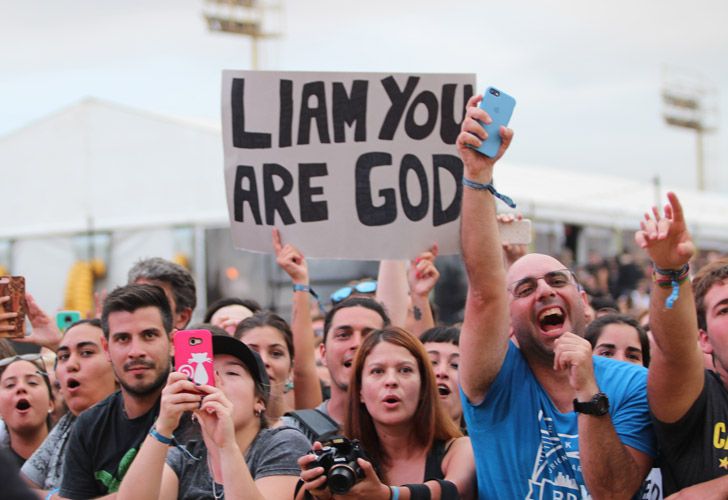 Lollapalooza 2018 Público de Lian Gallagher