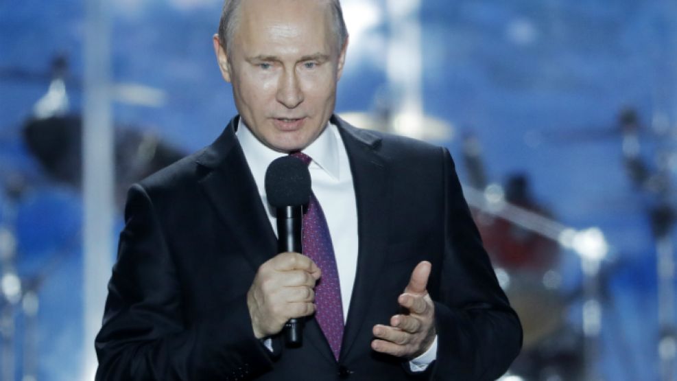 Vladimir Putin presidente de Rusia 20180318