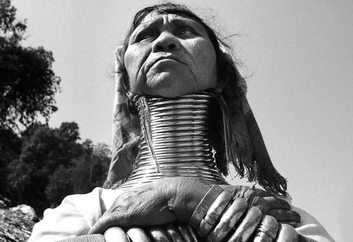 Mae Hon Son, Tailandia, 1996 (detalle). Negativo blanco y negro 120 mm.