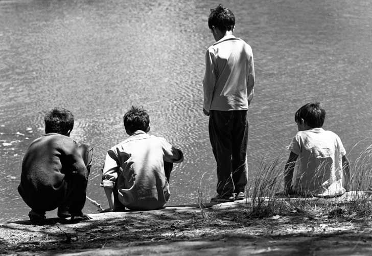 Parque Saavedra, Buenos Aires, 1962 (detalle). Negativo blanco y negro 35mm
