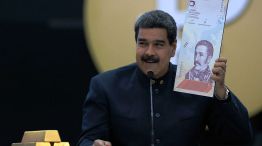 Maduro presentó nuevos billetes.