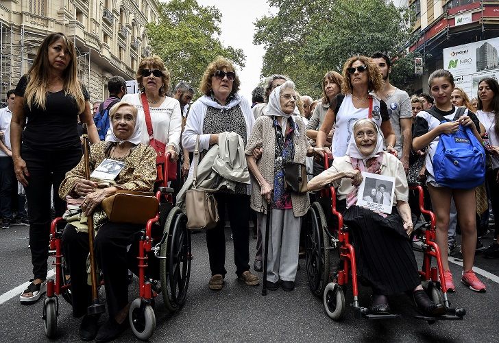 Las Abuelas de Plaza de Mayo, una de las organizaciones convocantes. 