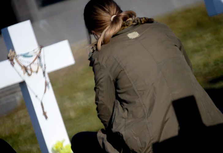 Homenaje a los soldados caídos en Malvinas enterrados como NN, "solo reconocidos por Dios"