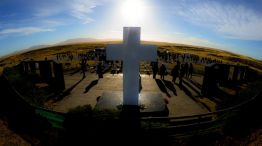 Homenaje a los soldados caídos en la guerra de Malvinas enterrados como NN, "solo reconocidos por Dios"