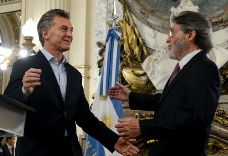 Macri encabezó la despedida de Abad de la AFIP.