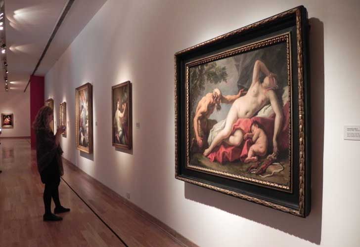 Exposición de obras de la colección del Museo de Bellas Artes de Budapest en el Museo Nacional de Bellas Artes.