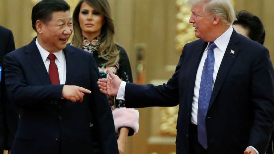Xi Jingpin y Donald Trump.